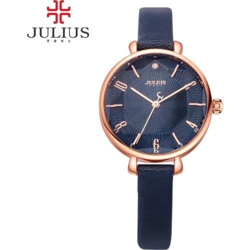 JULIUS JA-886 Logo Watch Women Yellow Promotion Fashion Jewelry Clock Ladies Watches Waterproof Wristwatch Dropshipping Relogio