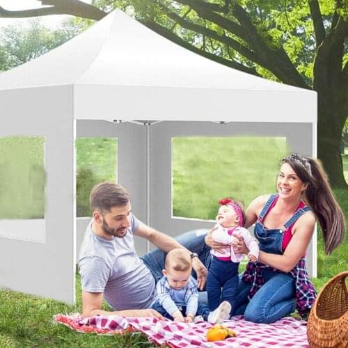 Four-corner Folding Tent Cloth Canopy Sides Panels Only Tent Gazebo Shade Sails Nets Waterproof 210D Oxford Cloth Garden Shade