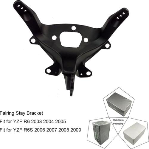 For Yamaha YZF R6 2003 2004 2005 and R6S 2006 2007 2008 2009 Motorcycle Upper Front Headlight Fairing Stay Bracket Holder New