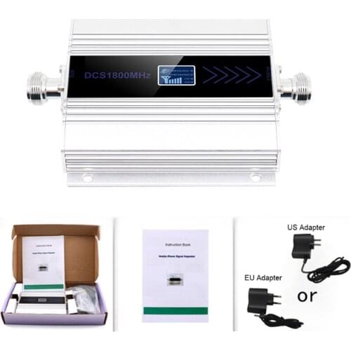 Gsm Lte 1800 Booster LCD Display 70dB Gain 2g 4g LTE Cell Phone Booster DCS 1800MHz Mobile Phone Amplifier GSM Signal Booster