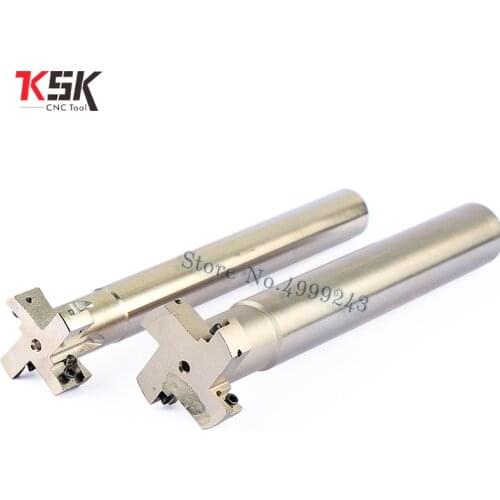 CCMT060204 HTS Straight Shank T-Slot Milling Tool Holder T-Slot Milling Cutters 42CRMO Steel Side Milling Cutter Grooving
