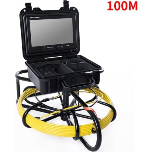WP9600B Pipe Inspection Camera with DVR 8GB FT Card Sewer Drain Industrial Endoscope IP68 4500MHA Battery camera to take videos