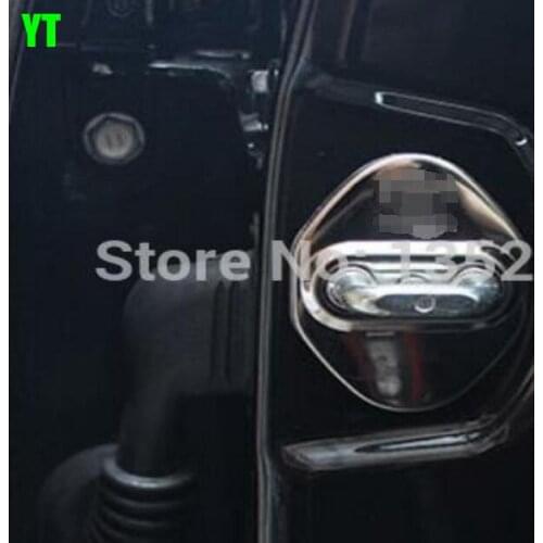 Auto door lock buckle cover, shock absorber pad for Toyota corolla 2014+, camry 2014+,RAV4 2014+,4pcs/lot,stainless steel