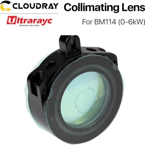Ultrarayc Original BM114 Fiber Laser Lens D37 F100 & D38.1 F200mm with Lens Holder for Raytools Laser Cutting Head BM114