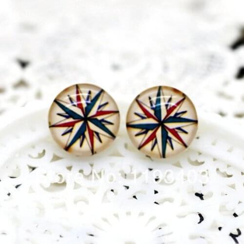 Min.mix order($9.9) 10pcs 12mm Handmade Photo Round Glass Cabochon beads-Image Glass Cabochon-(geometry)-(HPGC-279)