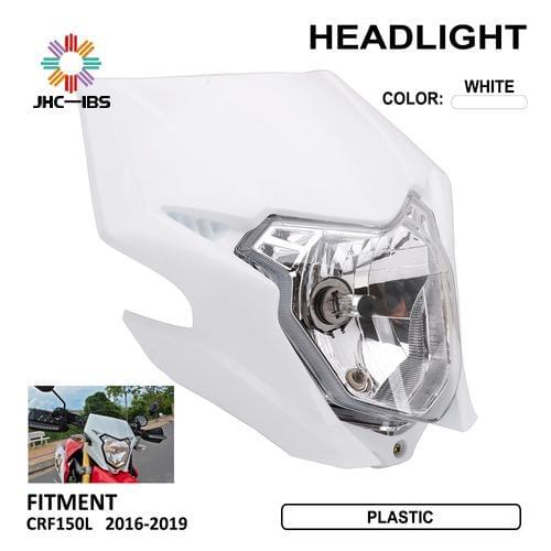Motorcycle Plastic Headlight Fairing Head Light Lamp Motocross For Honda CRF150L CRF 150L 2016 2017 2018 2019 Dirt Bike