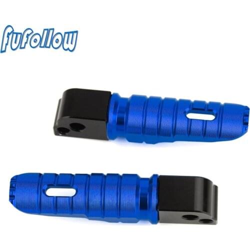 Motorcycle Rear Passenger Foot Pegs Rear Passenger Pedal Pad For Yamaha R3 MT03 MT07 MT09 XSR700 XSR900 TMAX530 FZ1 FZ6 R