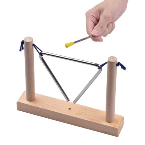 Muslady 6 Inch T Children Musical Kids Early Educational Music Learning Toys Gift Percussion Instrument with Sturdy Base hammer