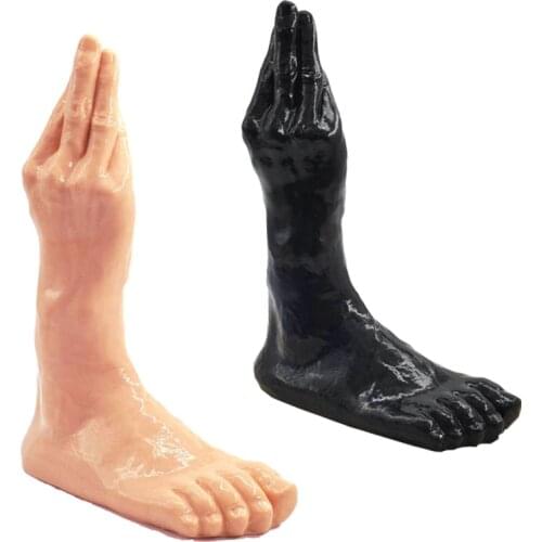 Huge Dildo Masturbator Adult Sex Toys Vagina Anal Stuffed Plug Suction Big Hand Foot Long Large Penis Dick Women Men Couples Gay