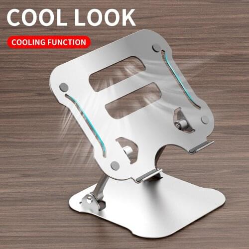 Portable Laptop Stand Foldable Support Base Notebook Stand For Macbook Pro Lapdesk PC Computer Laptop Holder Cooling Pad Riser