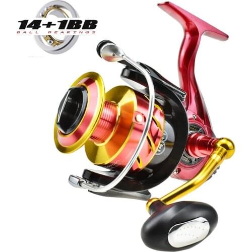 Fishing Reel CS1000-7000 Spinning Reel Water Resistance Spinning Reel 15KG Max Drag Power Fishing Reel carretilha de pesca