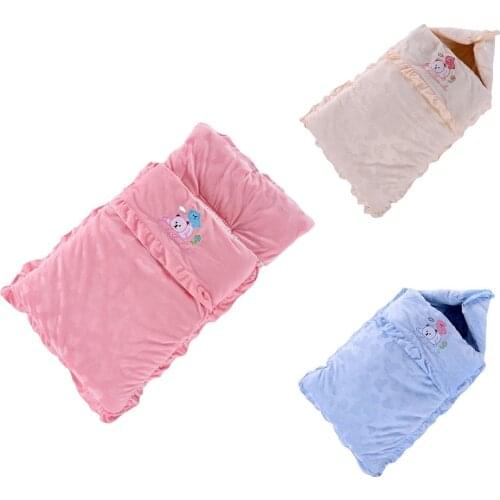 Newborn Baby Autumn Winter Thickening Parisarc Soft Comfortable Toddler Sleeping Bag Newborn Bedding Blanket