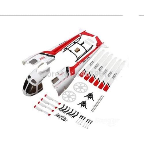 WLtoys XK K123 RC Helicopter pare parts set with blades gear etc