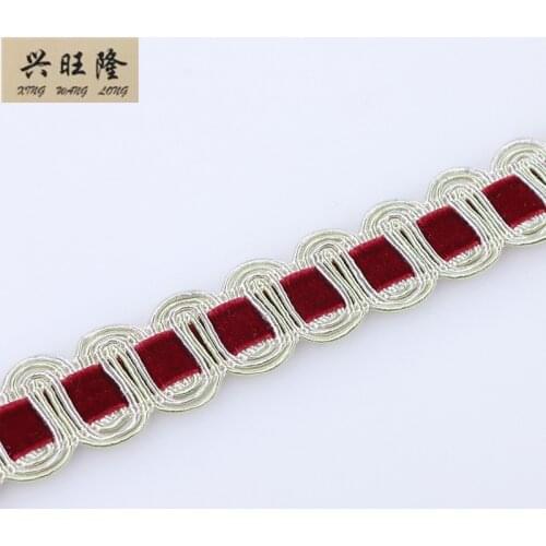 XWL 12M/Lot 2.5cm Wide Curtain Lace Trim DIY Curtain Sofa Pillow Edge Decorative Lace Ribbon Tassel Fringe Curtain Accessories