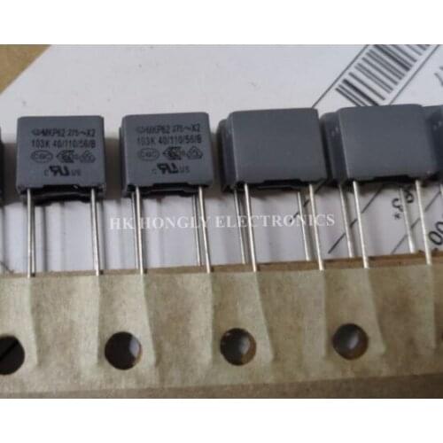 30PCS MKP62 275V X2 103K 104K 0.01UF 0.1UF 275VAC P=10mm Film Capacitor