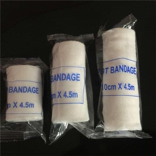 5 rolls 5cm 7.5cm 10cm PBT Elastic Bandage First Aid Kit Wound Dressing Medical Nursing breathable Emergency Care Bandage