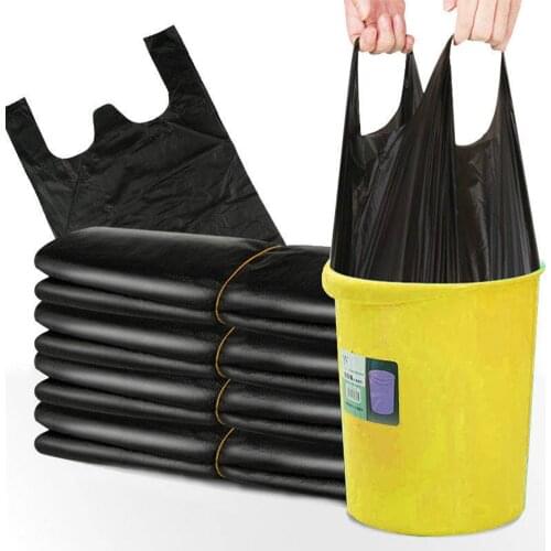 50pc Corn Biodegradable Household Garbage Bag Classified Disposable Toilet Cleaning Kitchen Trash Bag Thicker Plastic Bags Break