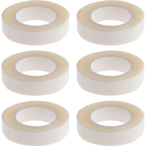6 Rolls 300cm White Double Sided Hairpiece Tape Wig Tape Heat Resistant
