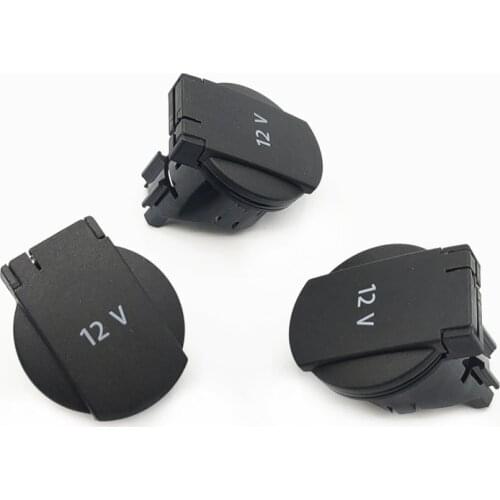 3Pcs Car Interior Accessories Central Armrest Box Back Cover 12v Power Cover Tension sleeve flip For Tiguan 2010-2017 5ND919341C