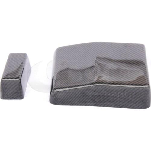Car-Styling Accessories Carbon Fiber Fuse Box Replacement 2 Pcs Fit For 2008-2012 Lancer Evolution EVO X EVO 10 Fuse Box Cover