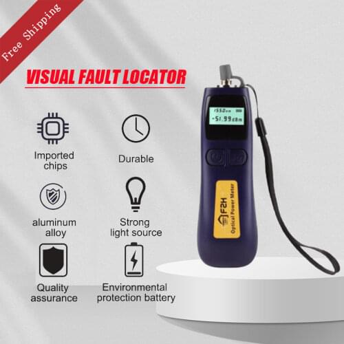 Free Shipping 1mw Red Laser Light Fiber Optic Cable Tester Visual Fault Locator Checker Grandway VLS-8-1