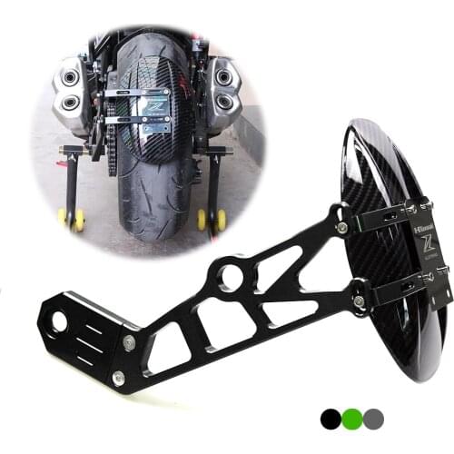 Carbon Fiber Pattern Rear Fender for Kawasaki Z800 z-800 2013 2014 2015 2016 Motorcycle Mudguard Splash Guard Protector