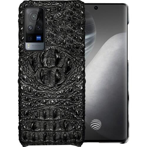 New Hot Genuine Leather 3d Crocodile Head Case For Vivo X60 X50 X40 Pro + Plus Cover For Vivo Nex 3 3s Nex3 Cases