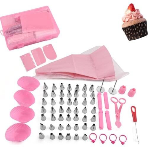 Stainless Steel 86-piece Decorating Nozzle Set, Cream Squeezing Bag Decorating Baking Tools