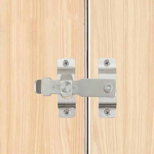 Guard Latch Bolt With Screws Sliding Window Handle Stainless Steel Door Latch Home Safety Chain Door Home Hardware