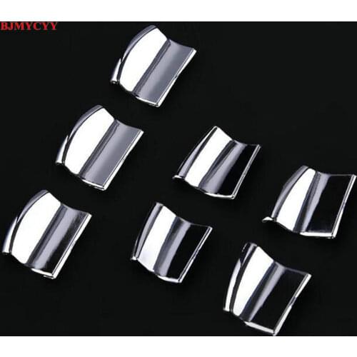 BJMYCYY Car styling For Renault Koleos 2017 2018 glass Lift switch button Sequin Car window switch Sequin accessories