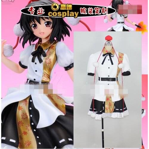 Anime TouHou Project Syameimaru Aya Cosplay Costume School Girl Uniform Dress Halloween Chrismas Fancy Costumes for Women