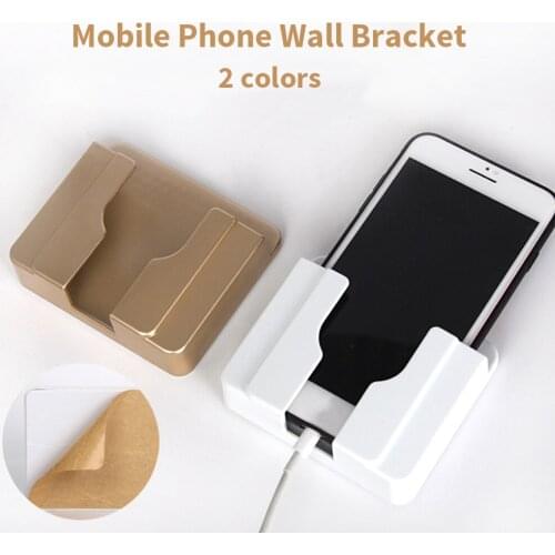 New Multifunction Phone Charging Holder Bracket Wall Mount Phone Holder Durable Pocket Damage Free Rack Storage Support Hanger