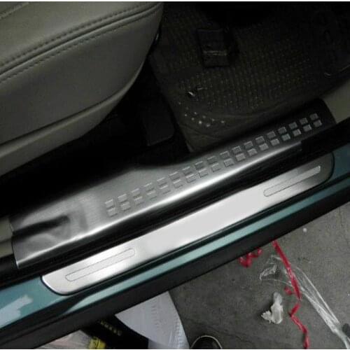 8pcs 2007-2012 For Mitsubishi Outlander EX Evolution X High quality stainless steel Scuff Plate/Door Sill