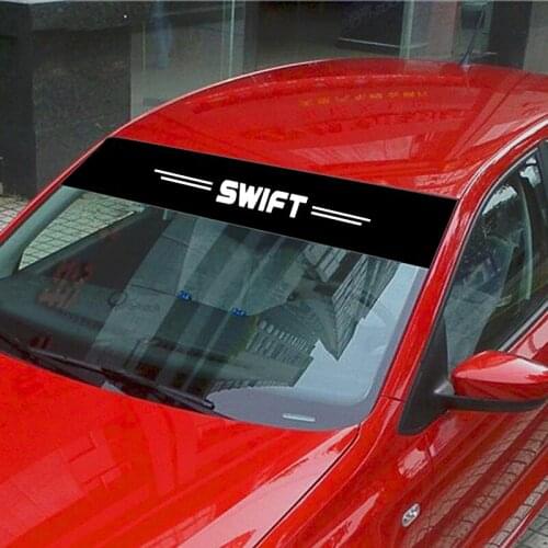 Car Sticker For Suzuki Swift Front Rear Windshield Prevent Sunlight Reflection Stickers Decoration Decals Styling Parts Accessor