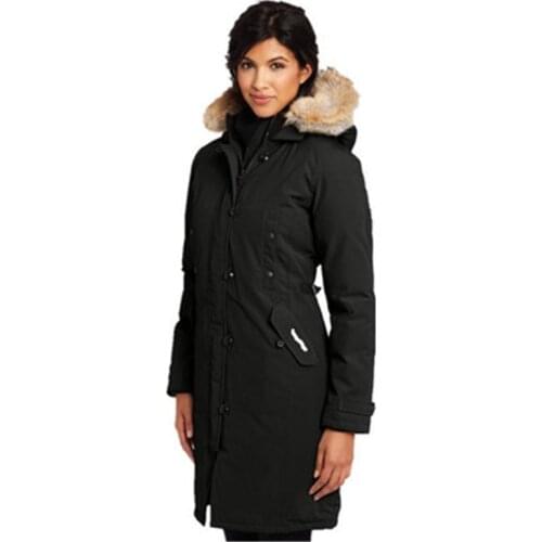 2019 new thick warm and windproof waterproof goose down in the long section Slim Korean version of the down jacket female winter