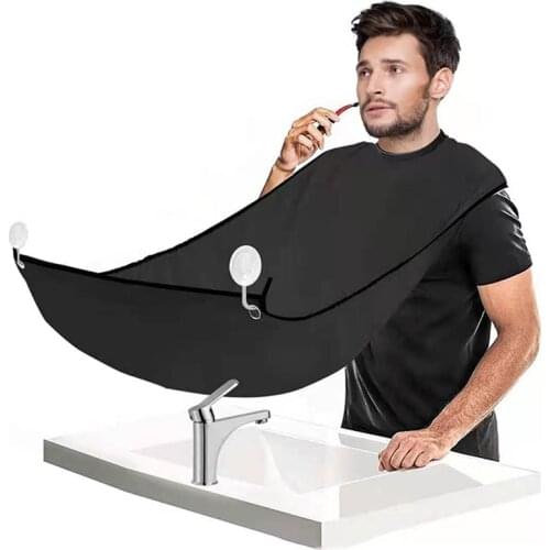 New Male Beard Shaving Apron For Hairdresser Bathroom Cutting Cape Shave Waterproof Bibs Household Cleaning Organizer Gift