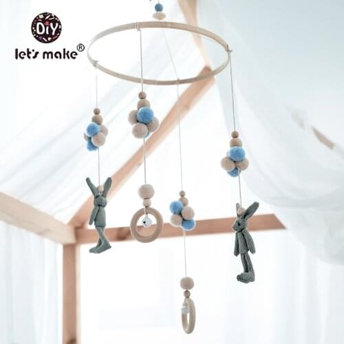 LetS Make 1pc Baby Toys Baby Bed Hanging Rattles Toy Soft Infant Crib Bed Stroller Spiral Baby Toys Bed Bell Wind chimes