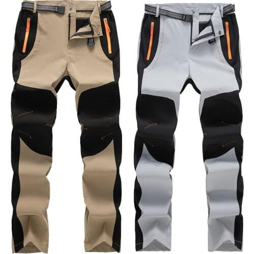 2020 Outdoor Waterproof Quick-drying Pants Men Women Breathable Elastic Hiking Pants Fishing Camping Couple Quick-dry Pants
