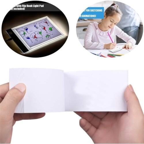 240 Sheets Blank Flip Book Paper With Holes Flipbook Animation Paper Early Educational Kids Gift School Supplies For Children