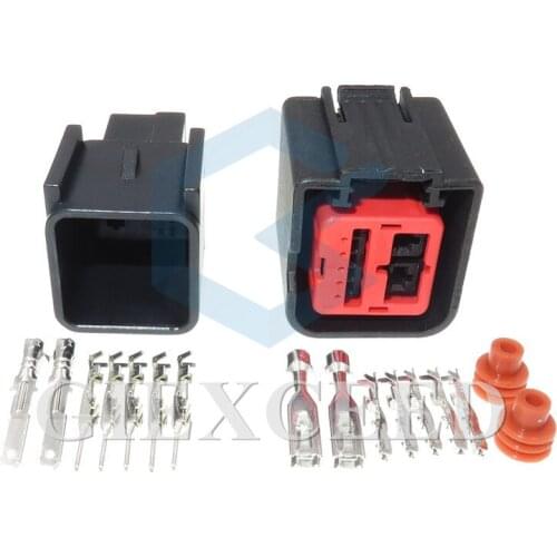 7 Pin 1732175-1 Car Auto Door Window Motor Socket Automotive Female Male Plug