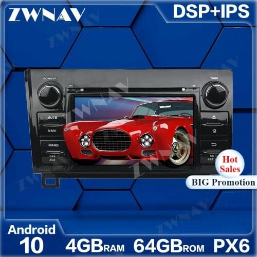PX6 4+64G Android 10 Car Multimedia Player For Toyota Sequoia Tundra 2010-2012 Navi Radio navi stereo IPS Touch screen head unit