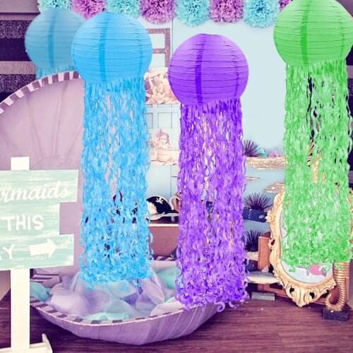 Supply Jellyfish Paper Lanterns Jellyfish Decoration Aquarium Decoration Childrens Playground Decoration Halloween Outdoor