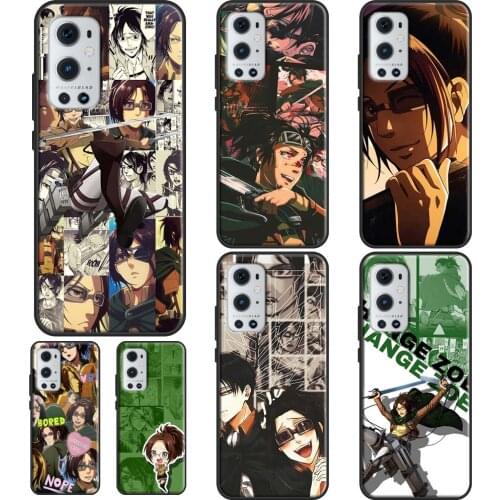 Hange Zoe Attack on Titan Anime For OnePlus 9 Pro 8 7T 8T Nord 9R Case For OPPO Realme 8 Pro Q3 6 7 Pro GT Neo C3 C11 C15