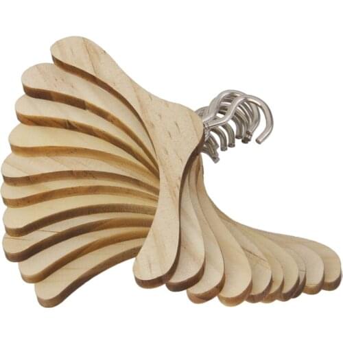10pcs Wooden hanger for 1/4 dolls