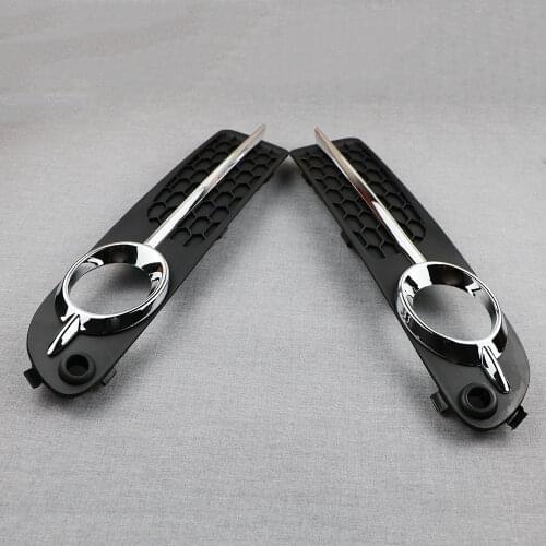 For Volvo S80 V70 2008 2009 2010 30790919 Front Left Chrome Bumper Fog Light Grill Lamp Grille Moulding Trim