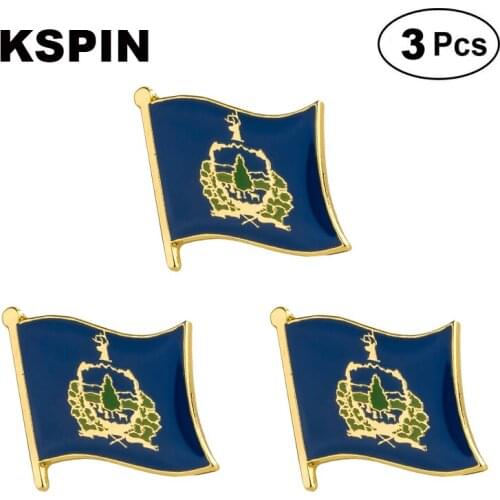 U.S.A Vermont State Lapel Pin Brooches Pins Flag badge Brooch Badges