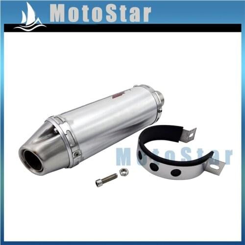 38mm Exhaust Muffler T4 Style For 125cc 140cc 150cc 160cc 190cc CRF50 KLX110 Pit Dirt Bike Motorcycle