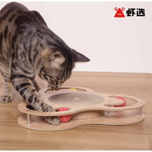 Cat Scratching Board Toy High Quality Corrugated Paper Cat Grinding Claw Toy