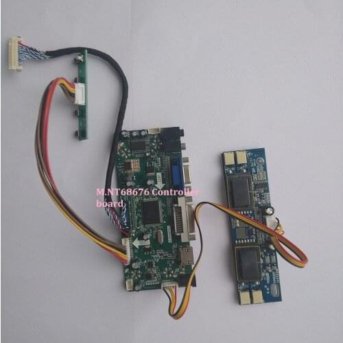 Kit for M215HW01 V0 30pin 1920X1080 21.5" Screen Panel Controller board VGA DVI LVDS 4 lamps M.NT68676 DIY HDMI Driver