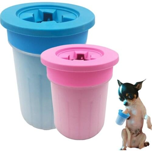 Pet Cat Dog Foot Clean Cup Mug Cleaning Tools Rubber Washing Brush Muddy Paw Washer Pet Accessories for Small Medium Dogs Cats